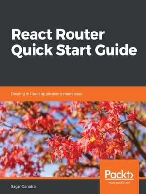 cover image of React Router Quick Start Guide